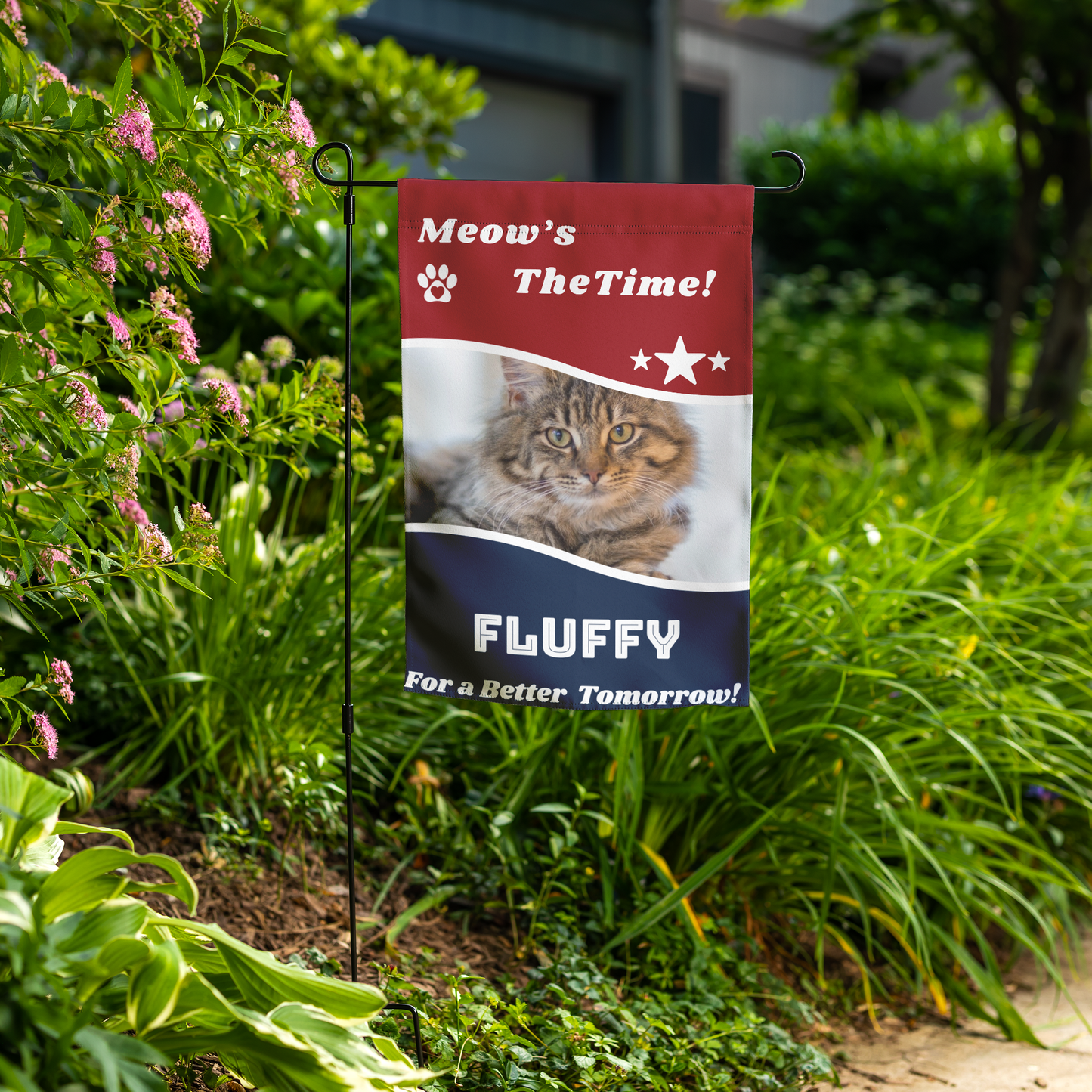 Elect Your Pet: Garden Flag for Furry Candidates