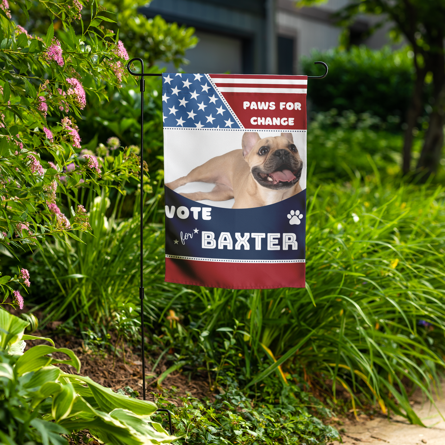 Elect Your Pet: Garden Flag for Furry Candidates