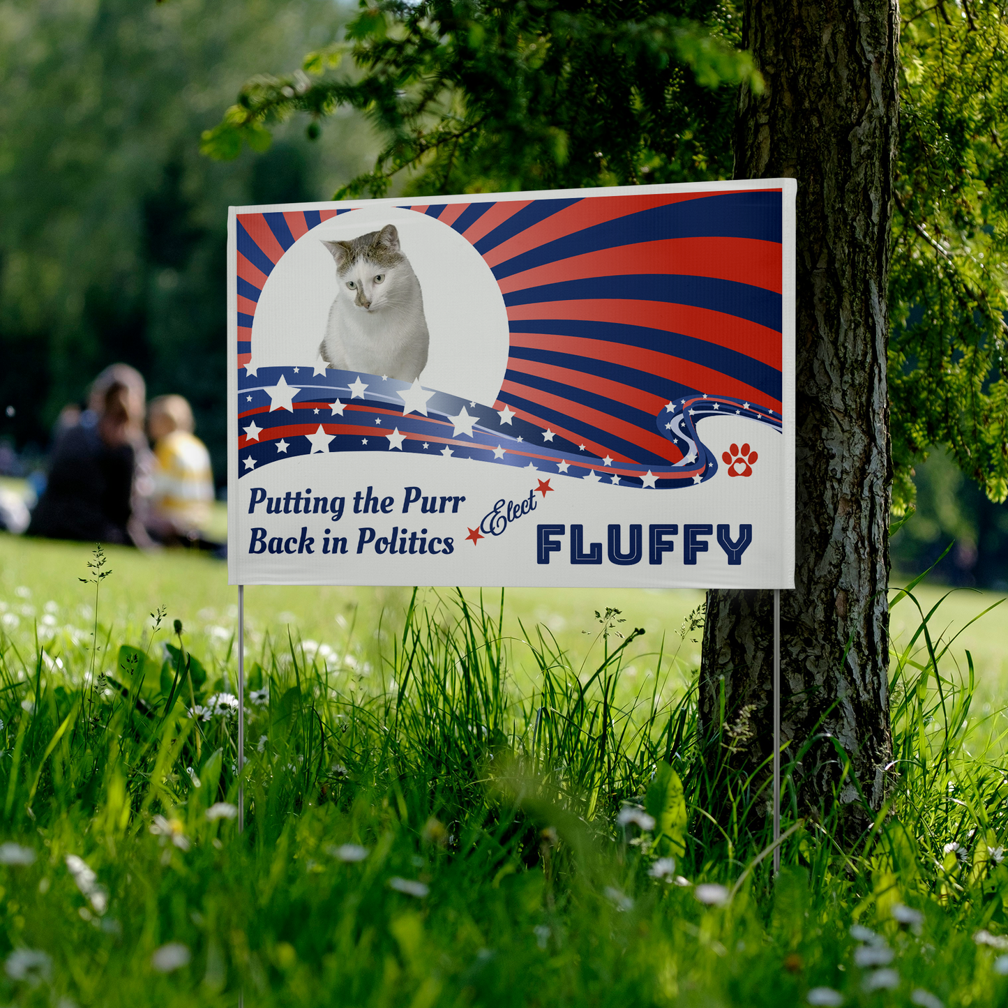 Campaign for Cuteness: Pet Election Vinyl Yard Signs