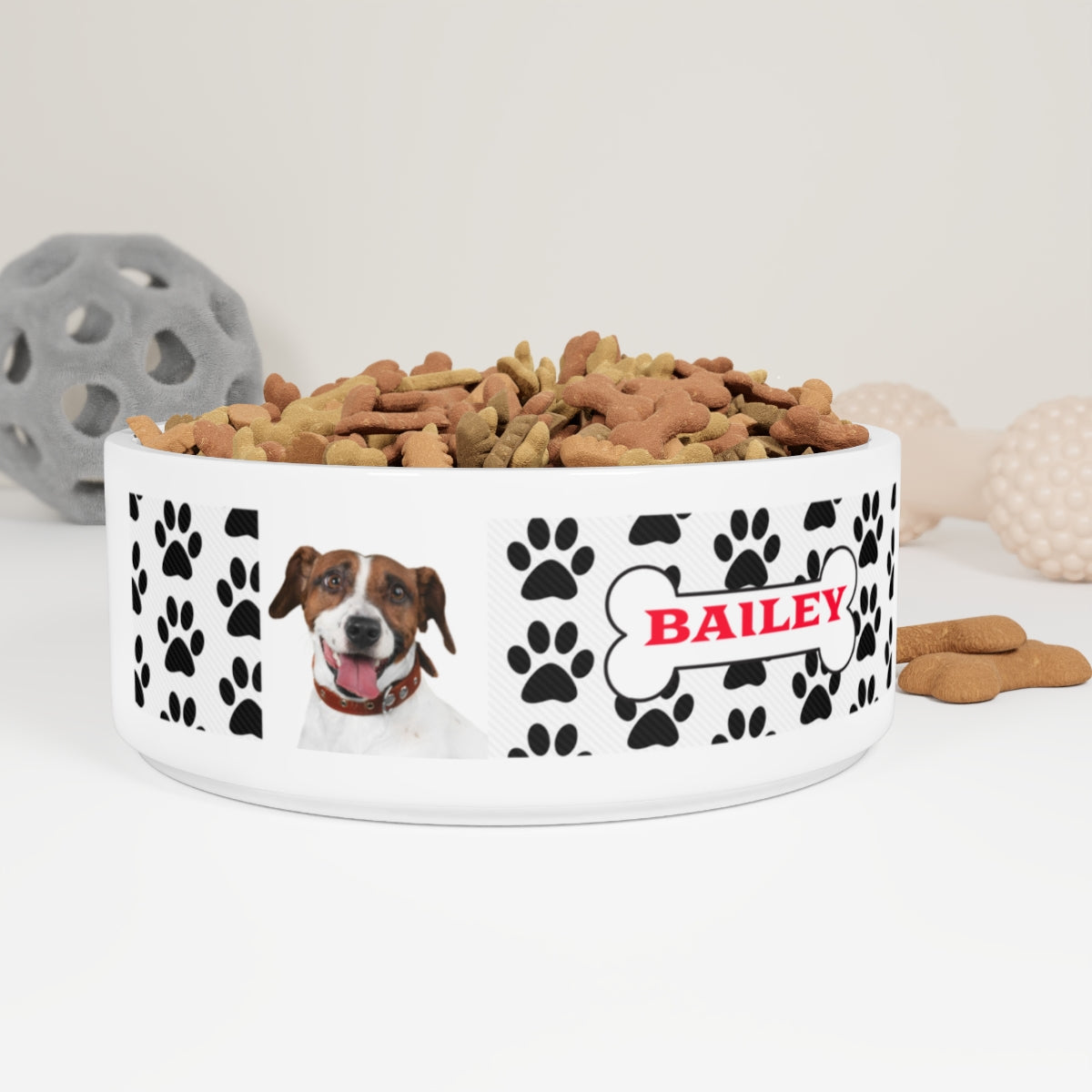 Personalized Pet Bowl and Food Mat Bundle