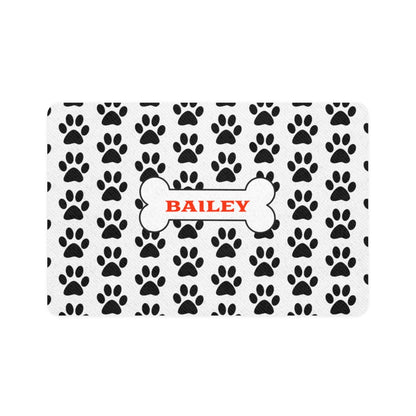 Personalized Pet Bowl and Food Mat Bundle